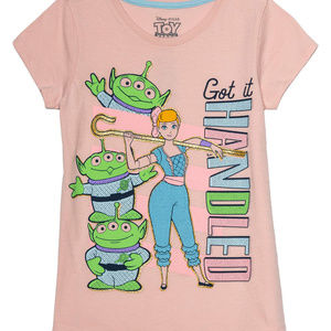 Toy Story 4 Little Bo Peep Alien Pink Tee T Shirt